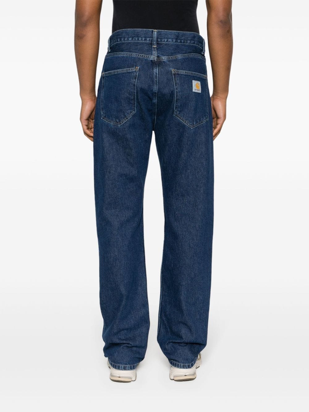 Carhartt WIP Mid waist straight jeans Blauw