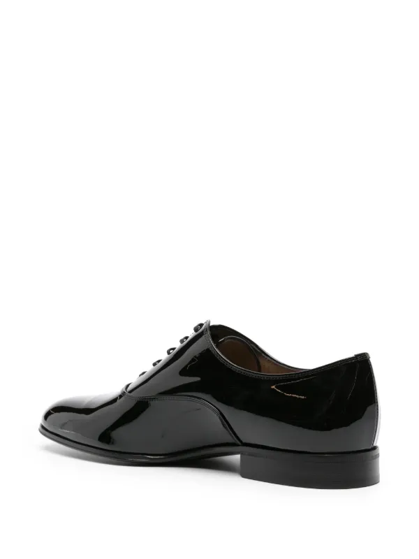 靴 Gianvito Rossi Gianvito Rossi Vittorio patent-leather Oxford Shoes | Black | FARFETCH
