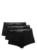 Calvin Klein logo-waistband slip-on briefs (pack of three) - Black