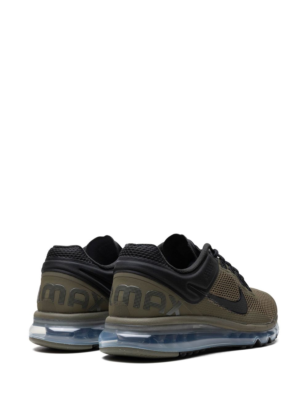 Shop Nike Air Max 2013 "olive/black" Sneakers In Green
