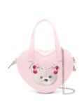 Monnalisa heart-motif cross body bag - Pink