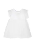 Monnalisa point d'esprit party dress - White