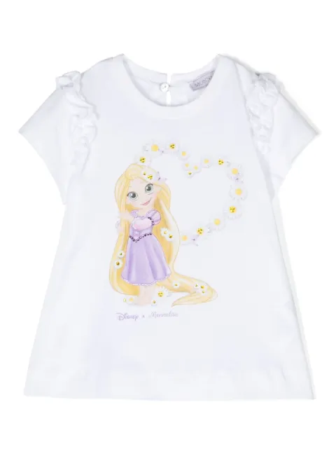 Monnalisa playera con estampado gráfico de Givenchy Kids x Disney