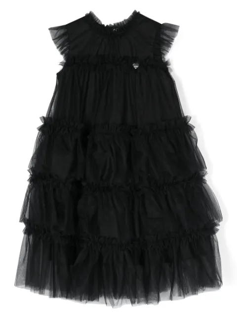 Monnalisa ruffled tulle dress