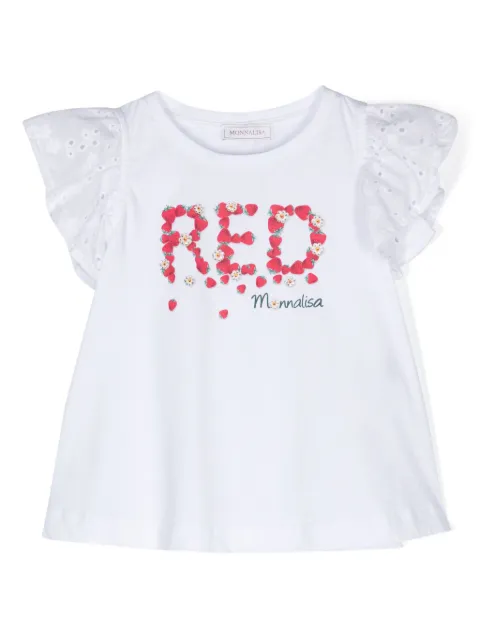 Monnalisa T-shirt med frugttryk 