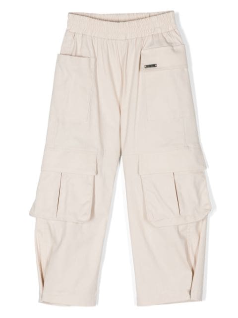 Monnalisa straight-leg cargo trousers