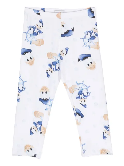 Monnalisa leggins con logo estampado