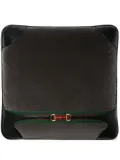 Gucci Horsebit velvet cushion (42cm x 42cm) - Grey