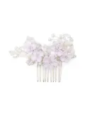 Monnalisa floral-appliqué comb hair accessory - Purple