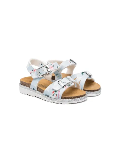 Monnalisa sandalias con estampado floral