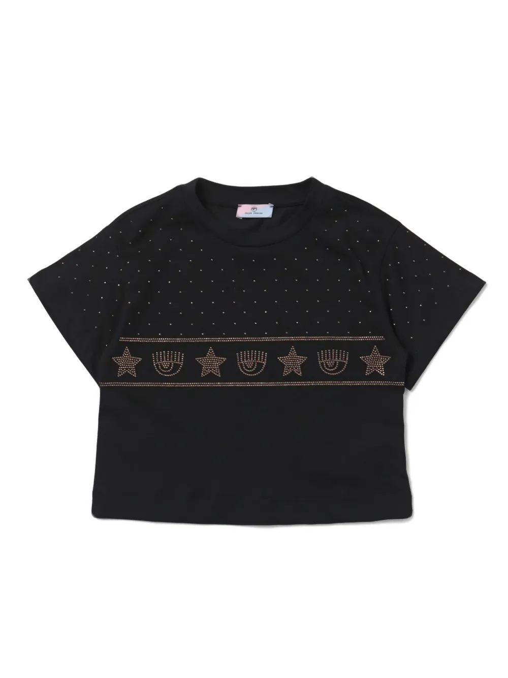 Chiara Ferragni Kids studded T-shirt | Girls T-Shirts | Image 2