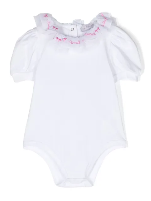 Monnalisa body con volantes en el cuello