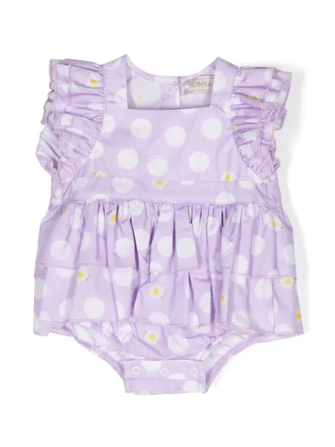 Monnalisa robe en coton à pois