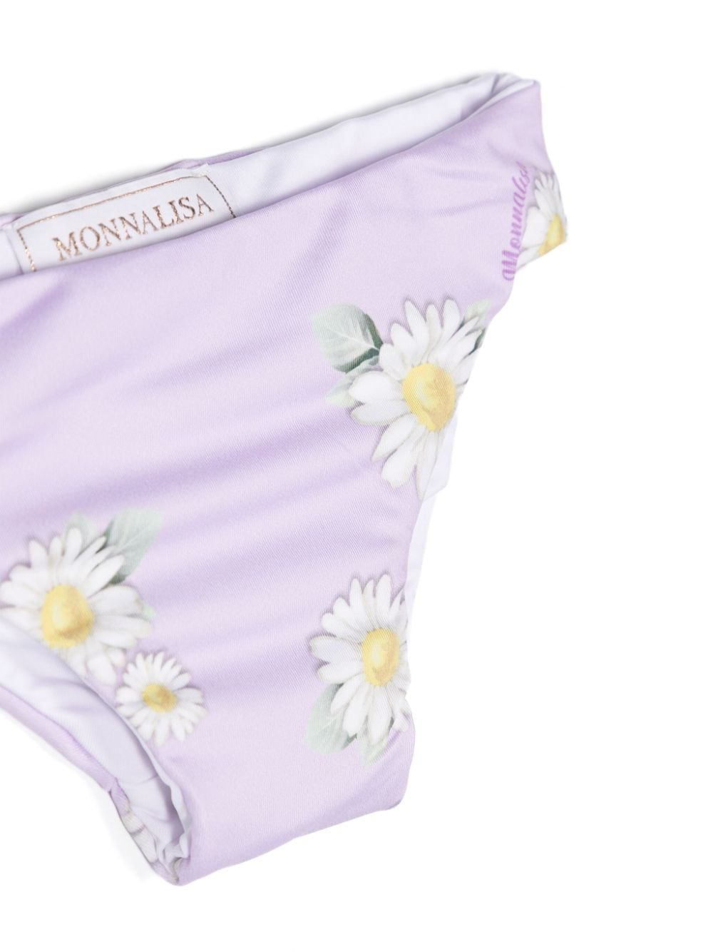 Image 2 of Monnalisa daisy-print ruffled bikini set