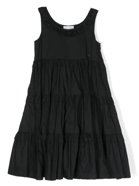 Monnalisa pleated cotton dress