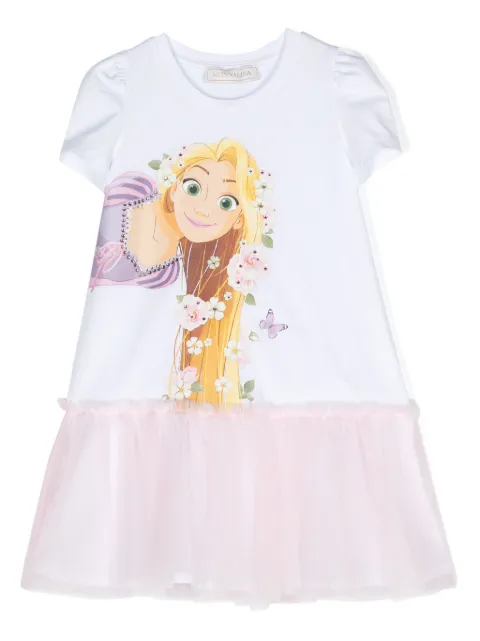 Monnalisa Frozen cotton T-shirt dress