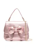 Monnalisa bow-detail metallic bag - Pink