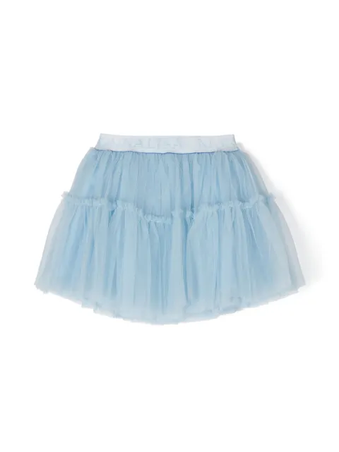 Monnalisa logo-waistband tutu skirt