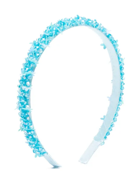 Monnalisa floral-motif beaded head band