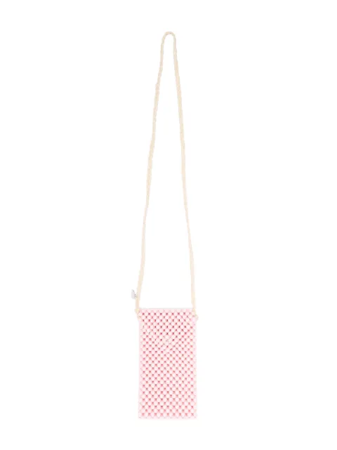 Monnalisa bolsa crossbody con cuentas
