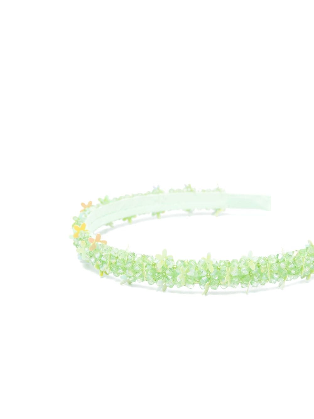 Monnalisa Hoofdband met bloemenprint Groen