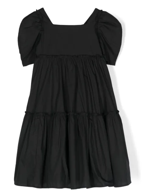 Monnalisa pleated cotton dress