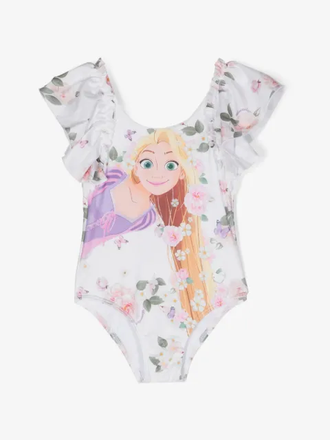 Monnalisa Tangled floral-print swimsuit