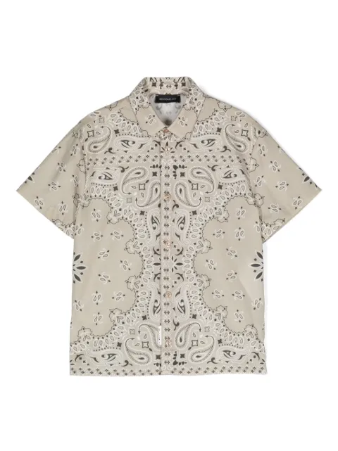Monnalisa graphic-print cotton shirt