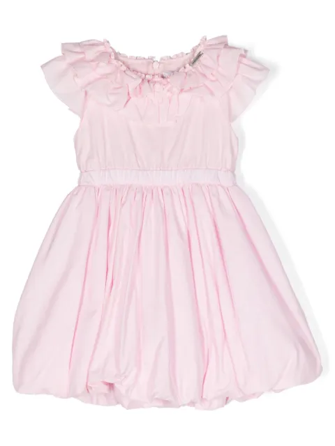 Monnalisa ruffled pleated dress
