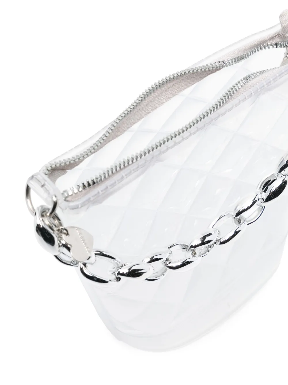 Monnalisa Quilted Bucket Bag In Neutrals