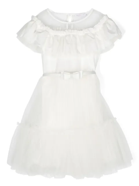 Monnalisa ruffled tulle dress