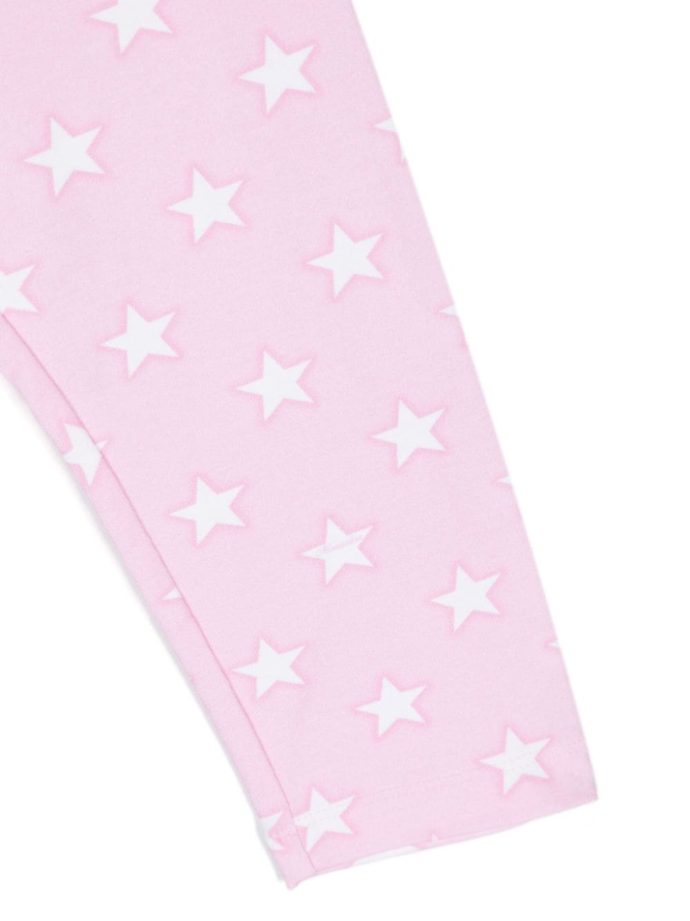 Shop Monnalisa Star-print Leggings In Pink
