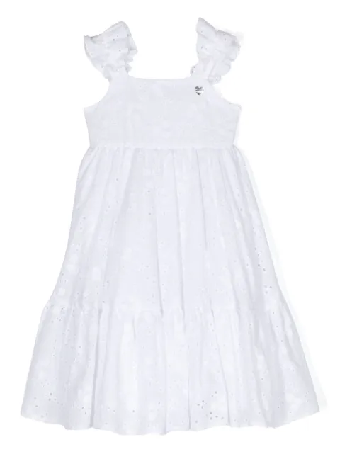 Monnalisa broderie-anglaise casual dress
