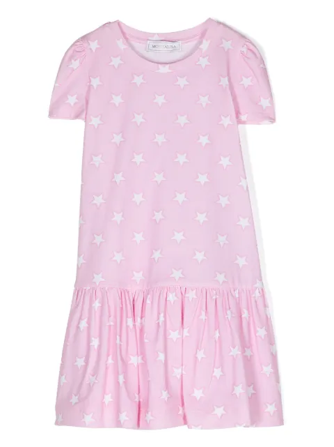 Monnalisa vestido con estrellas estampadas