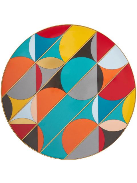 Vista Alegre Futurismo porcelain charger plate