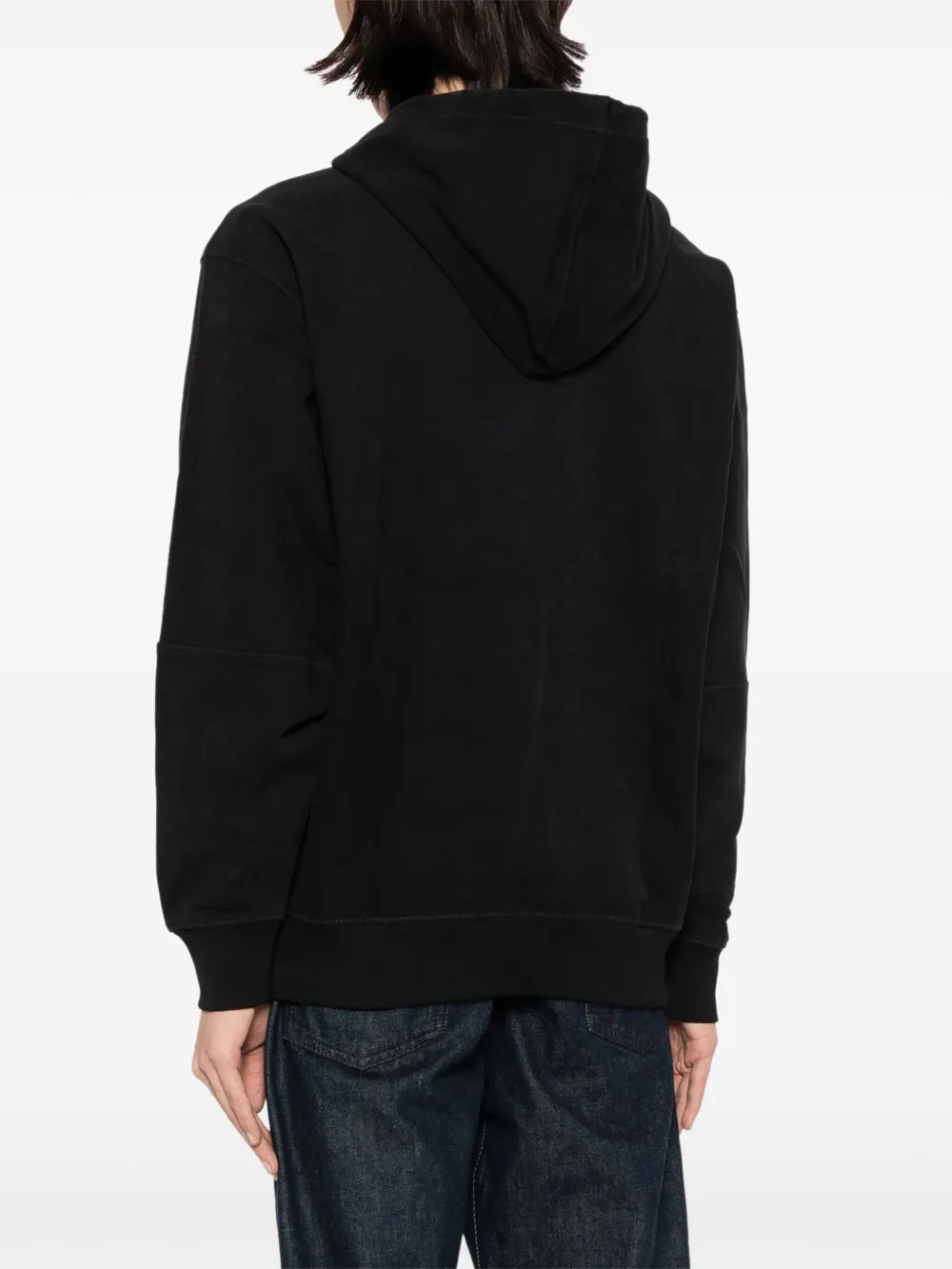 BOSS Hoodie met logo Zwart
