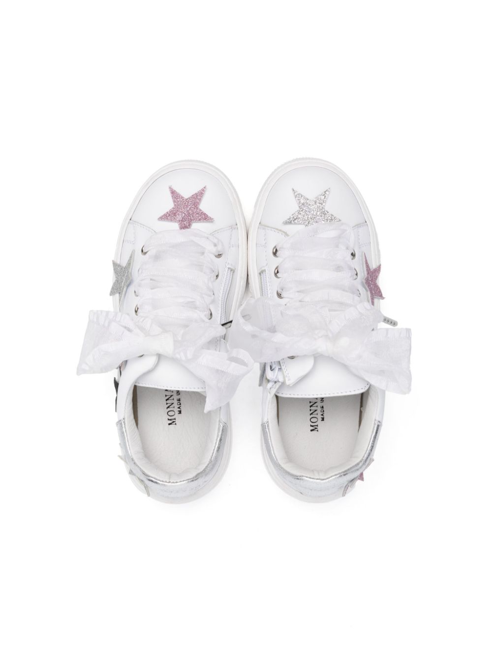 Monnalisa Sneakers met ster applicatie Wit