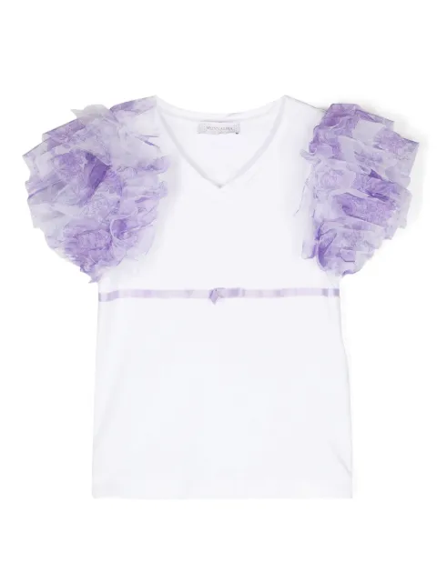 Monnalisa playera con cuello en V