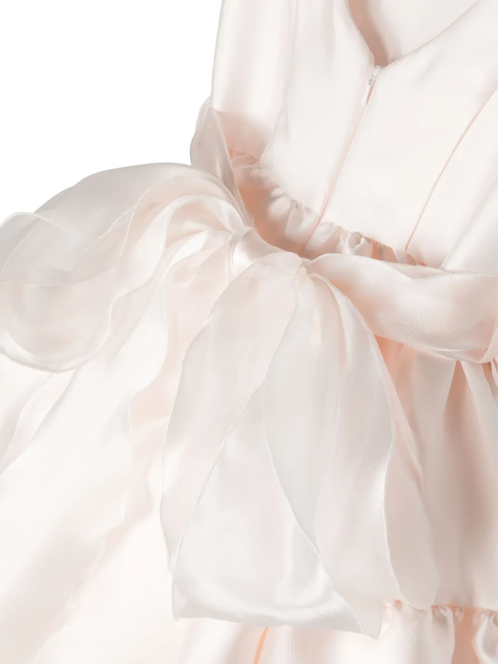 Monnalisa Jurk met bloemapplicatie Roze