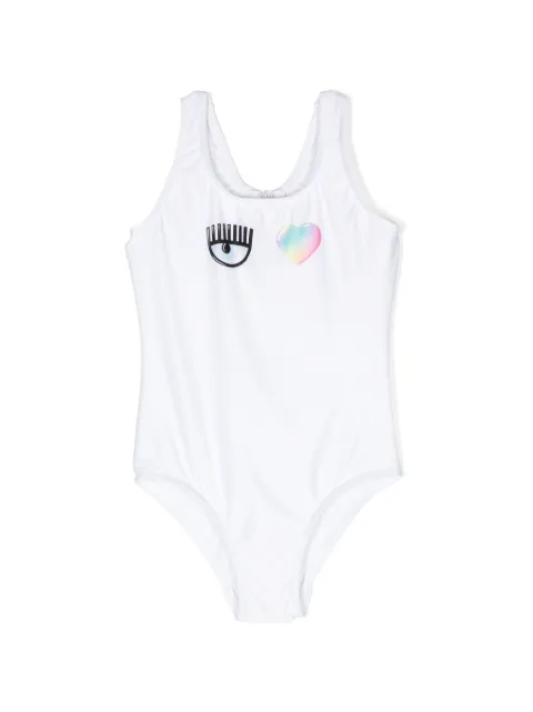 Chiara Ferragni Kids Maiô com motivo Eyelike