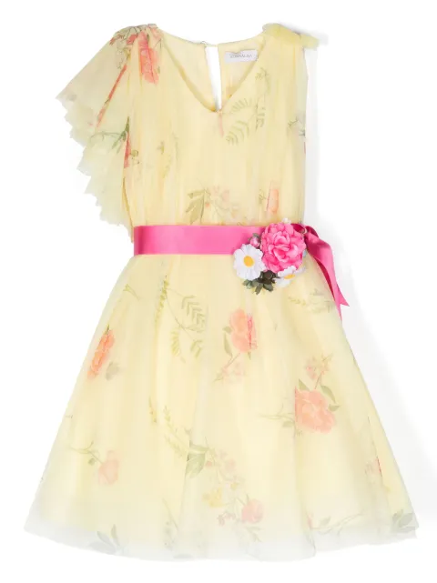 Monnalisa vestido con estampado floral