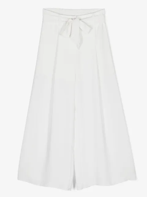 Monnalisa pintuck wide-leg trousers