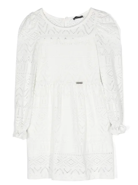 Monnalisa vestido midi bordado
