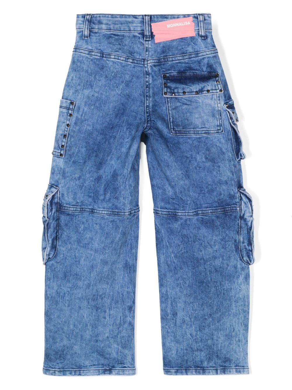 Image 2 of Monnalisa Straight-Leg-Jeans mit Nieten