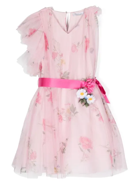 Monnalisa vestido con estampado floral