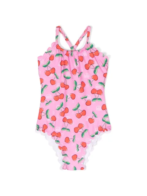 Chiara Ferragni Kids cherry-print swimsuit