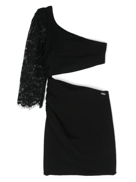 Monnalisa one-sleeve cut-out dress