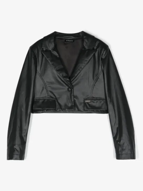 Monnalisa single-breasted cropped blazer