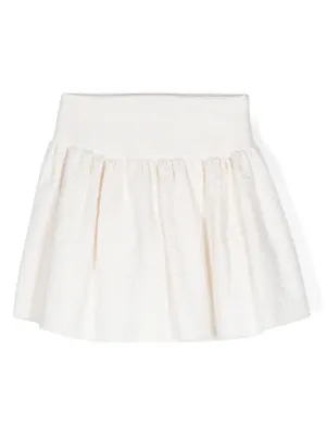 High waisted white outlet skirt youth