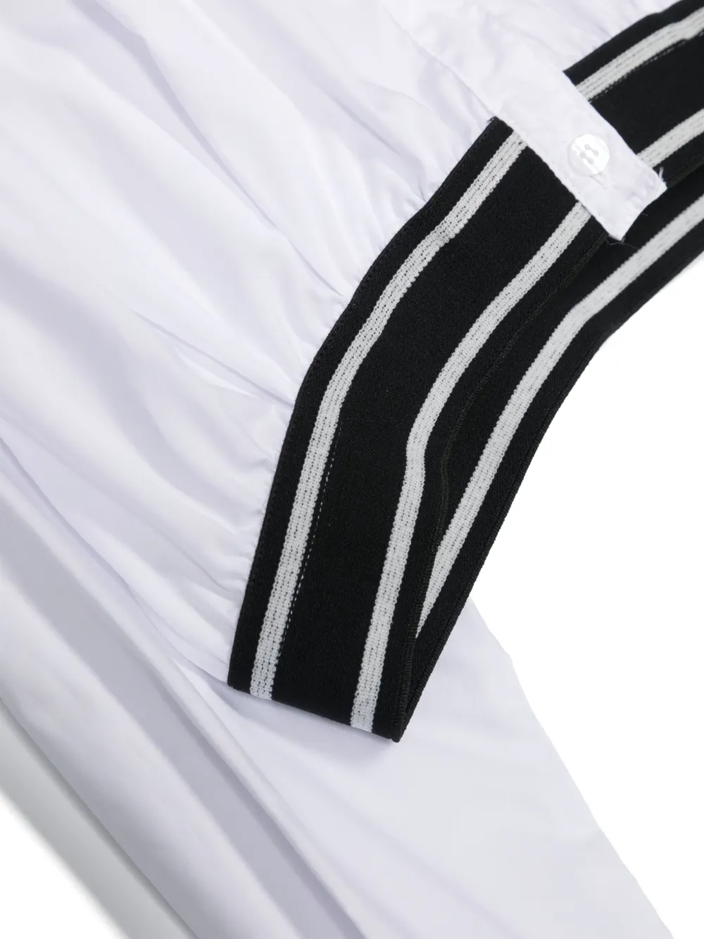 Monnalisa Cropped poloshirt Wit